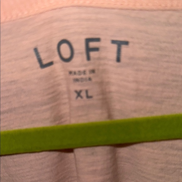 LOFT Pink Ultra Lightweight Tank Top with Scoop Neckline -XL - Picture 3 of 6